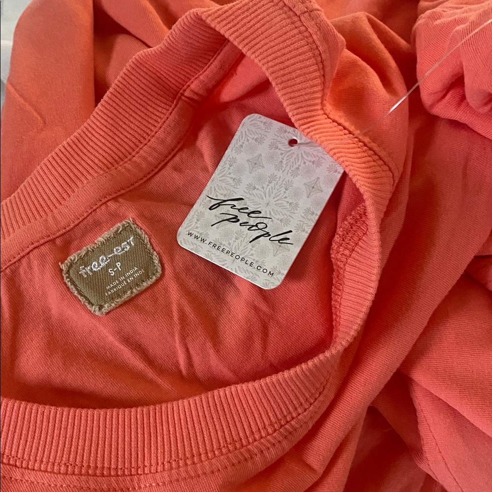 Free People Vibrant Coral Cover-Up Dress - Picture 4 of 4